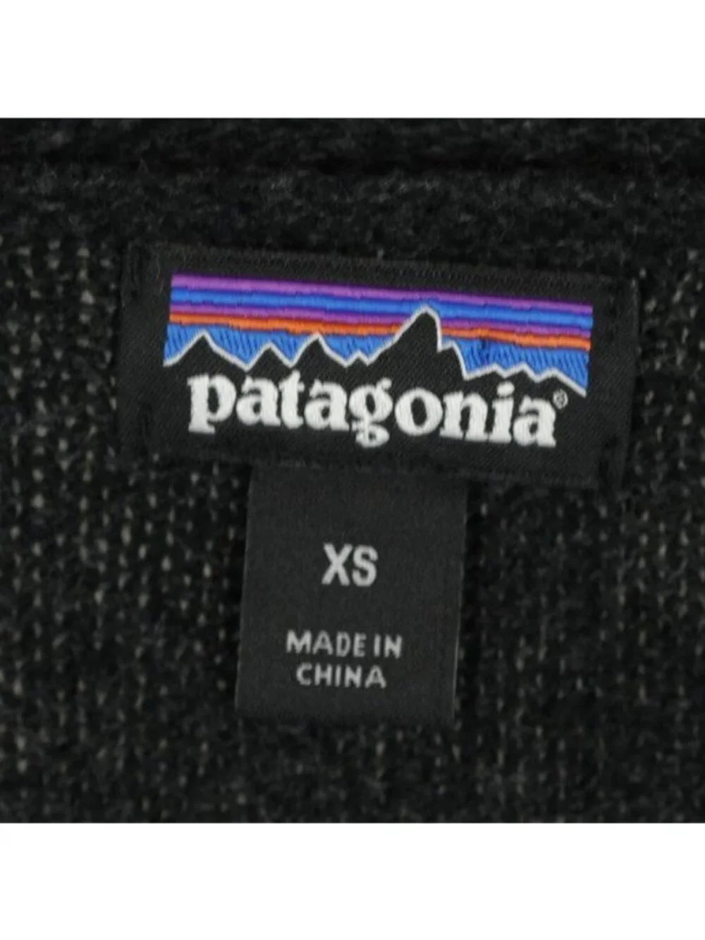 Patagonia Women's XS Gray Cotton Blend Wrap V-Neck Tunic Length Sweater